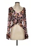 Free People Pink Long Sleeve Blouse Size XS - photo 1