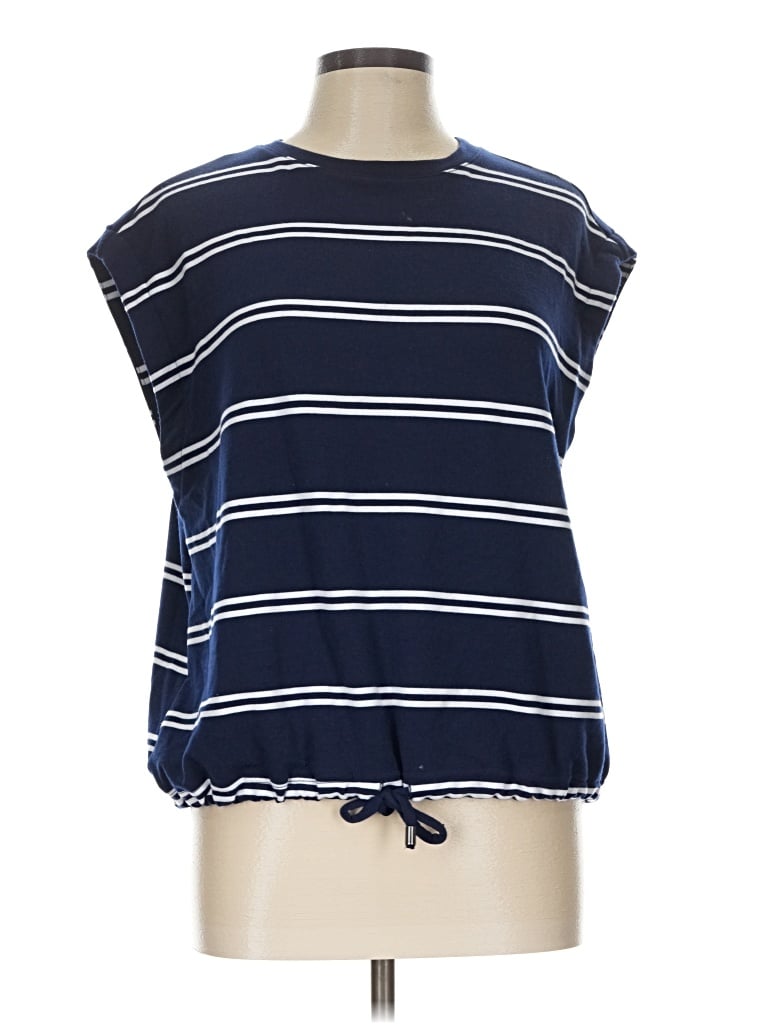Pre-owned Cable & Gauge Sleeveless T-shirt In Blue