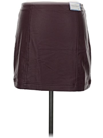 Tinseltown Faux Leather Skirt (view 2)