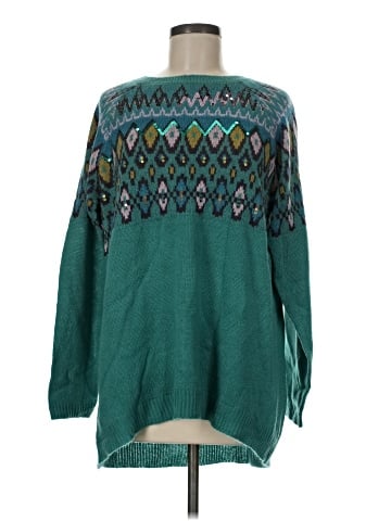 LOGO by Lori Goldstein Pullover Sweater (view 1)