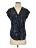 Fun2Fun Blue Short Sleeve Blouse Size S - photo 1