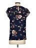 Fun2Fun Blue Short Sleeve Blouse Size S - photo 2