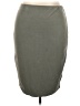 Express Outlet Solid Gray Casual Skirt Size XL - photo 1