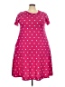 Lularoe Polka Dots Pink Casual Dress Size 22 - 24 - photo 1