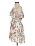 Timing Floral White Cocktail Dress Size S - photo 5