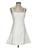 Zara Solid White Cocktail Dress Size S - photo 1