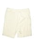 AK Anne Klein Solid Ivory Khaki Shorts Size 18 - photo 2