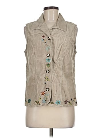 Christopher & Banks Denim Vest (view 1)