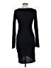 Leith Solid Black Casual Dress Size M - photo 2