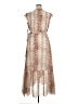 Bar III Paisley Tan Cocktail Dress Size XL - photo 2
