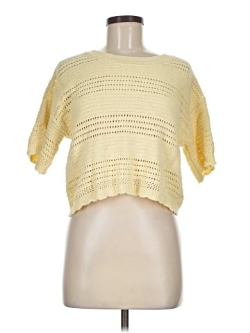Pink Rose Pullover Sweater (view 1)