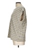 Kim & Cami Houndstooth Silver Short Sleeve Blouse Size L - photo 5