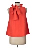 Do & Be 100% Polyester Orange Sleeveless Blouse Size L - photo 2