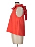 Do & Be 100% Polyester Orange Sleeveless Blouse Size L - photo 5