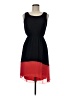 En Focus Studio 100% Polyester Color Block Black Casual Dress Size 6 - photo 1