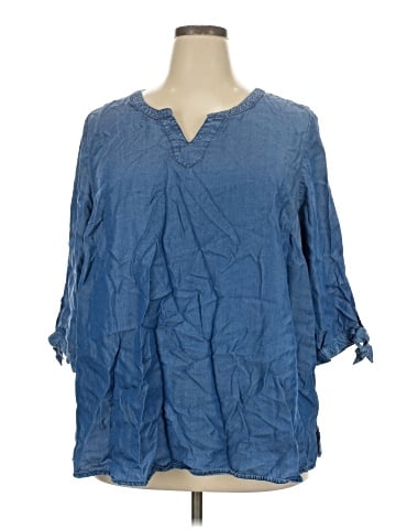 Catherines 3/4 Sleeve Blouse (view 1)
