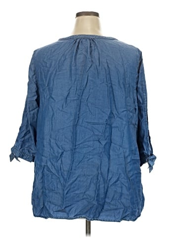 Catherines 3/4 Sleeve Blouse (view 2)