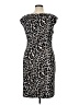 Catherine Malandrino Animal Print Gray Cocktail Dress Size 14 - photo 2