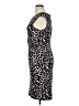 Catherine Malandrino Animal Print Gray Cocktail Dress Size 14 - photo 5