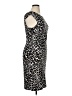 Catherine Malandrino Animal Print Gray Cocktail Dress Size 14 - photo 4