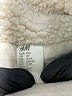 H&M 100% Polyester Color Block Ivory Coat Size 4T - photo 3