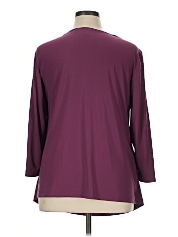 Bob Mackie 3/4 Sleeve Top (view 2)