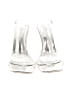 Public Desire Metallic White Sandals Size 5 - photo 2