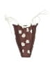 PacSun Floral Brown Swimsuit Bottoms Size XS - photo 1
