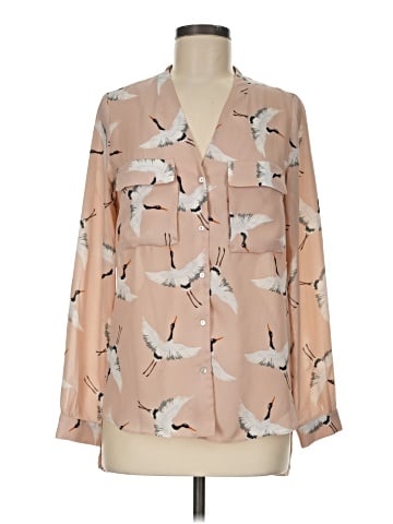 Zara Basic Long Sleeve Blouse (view 1)