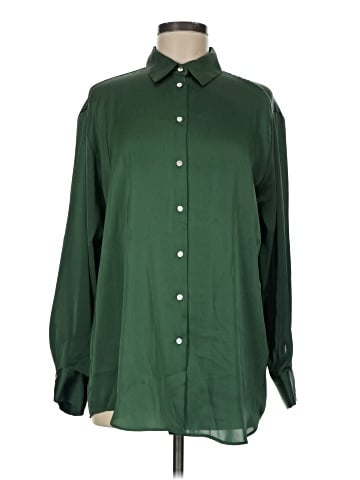 Zara Long Sleeve Button-Down Shirt (view 1)