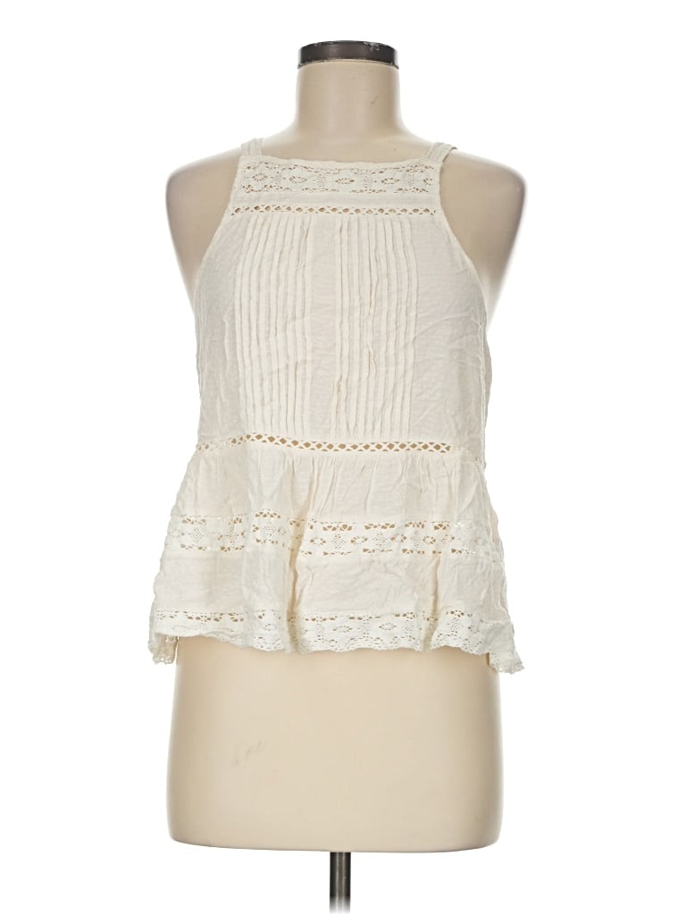 Pre-owned Jolt Sleeveless Blouse In Ivory
