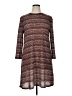 New Directions 100% Polyester Stripes Brown Casual Dress Size XL - photo 1