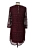 Vanity Burgundy Casual Dress Size L - photo 2