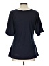 DressBarn Blue Short Sleeve Top Size L - photo 2