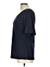 DressBarn Blue Short Sleeve Top Size L - photo 5