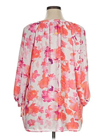 fleur bleue 3/4 Sleeve Blouse (view 2)