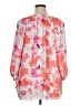fleur bleue 100% Polyester Pink 3/4 Sleeve Blouse Size 1X - photo 2
