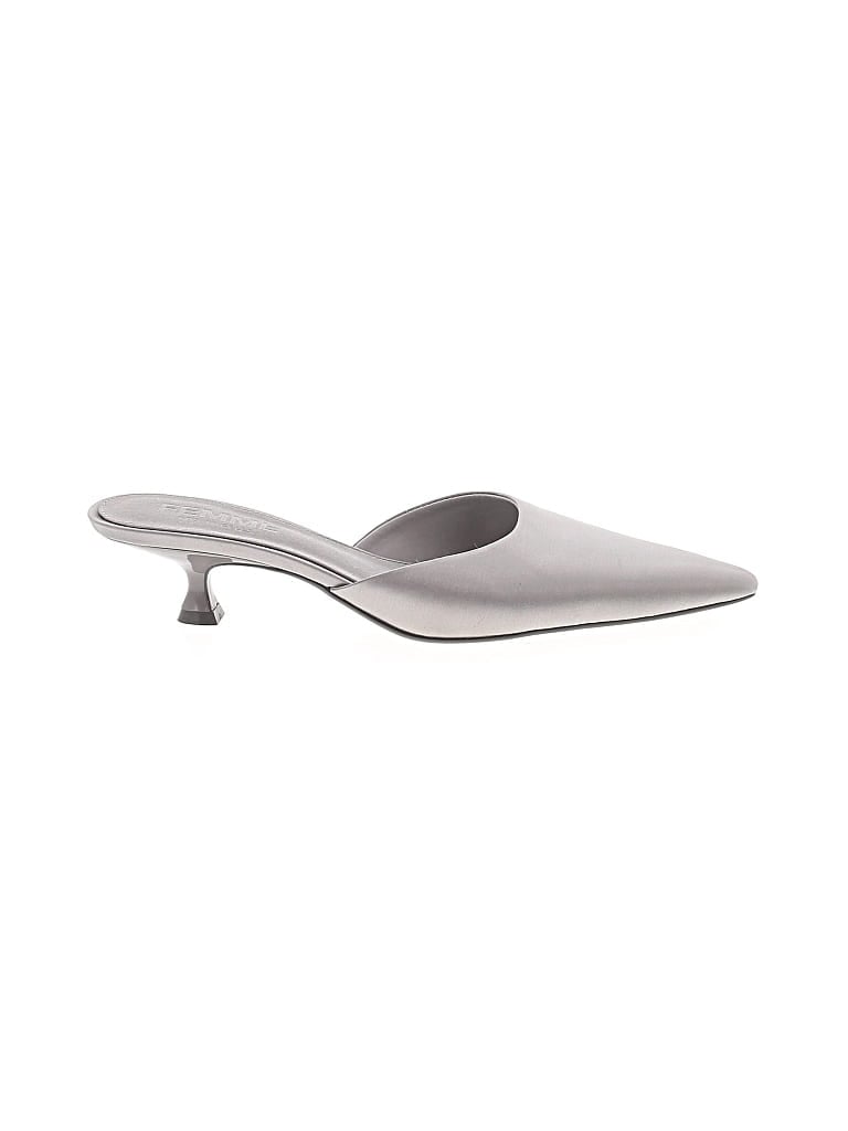 Pre-owned Femme Mule/clog In Gray