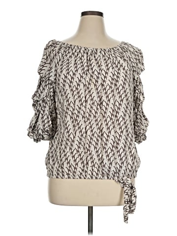 Coco Bianco 3/4 Sleeve Blouse (view 1)