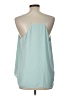 Ann Taylor LOFT 100% Polyester Teal Tank Top Size L - photo 2