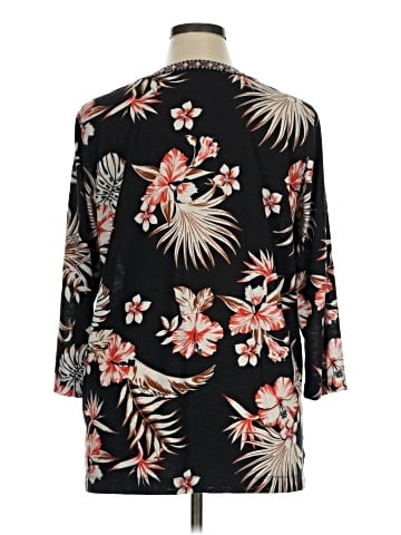 MULTIPLES 3/4 Sleeve Blouse (view 2)