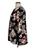 MULTIPLES Floral Black 3/4 Sleeve Blouse Size XL - photo 5