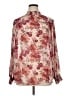 Torrid 100% Polyester Floral Pink Long Sleeve Blouse Size 1X Plus (1) - photo 1