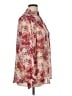 Torrid 100% Polyester Floral Pink Long Sleeve Blouse Size 1X Plus (1) - photo 4