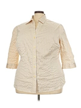 Worthington 3/4 Sleeve Button Down Shirt