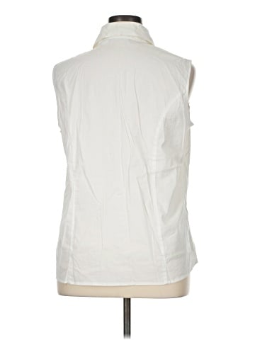 Liz Claiborne Sleeveless Button-Down Shirt (view 2)