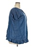 AGB Blue Sleeveless Blouse Size 2X - photo 4