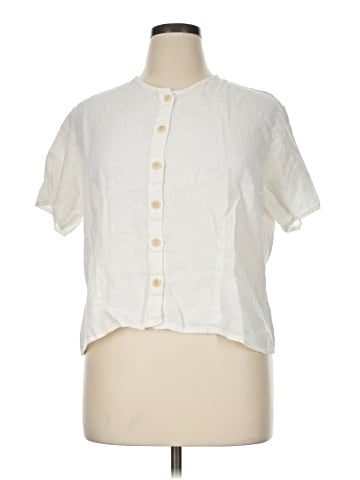 Flax Short Sleeve Blouse (view 1)
