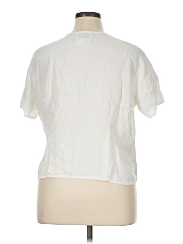 Flax Short Sleeve Blouse (view 2)