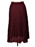 Max Studio 100% Polyester Burgundy Formal Skirt Size L - photo 2